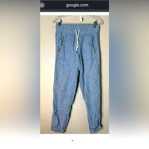 Athleta linen jogger pants